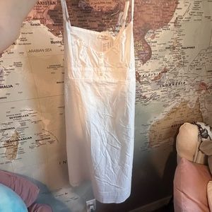 BRANDY MELVILLE WHITE TIE DRESS